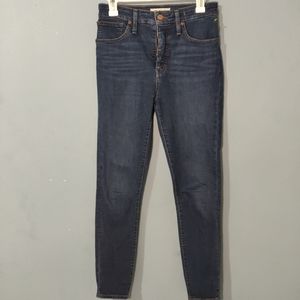 WOMENS MADEWELL CURVY HIGH-RISE SKINNY FIT  JEANS